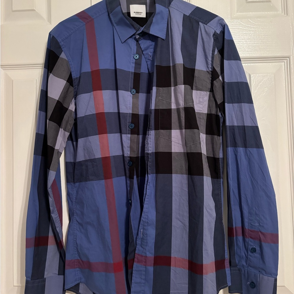 Extra Large Burberry dress shirt (fits like a large) (never worn)